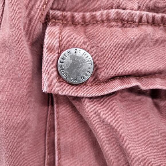 Cotton On Outerwear Red-ish Brown 100% Cotton Utility Jacket Size M (US 8) - Picture 4 of 7